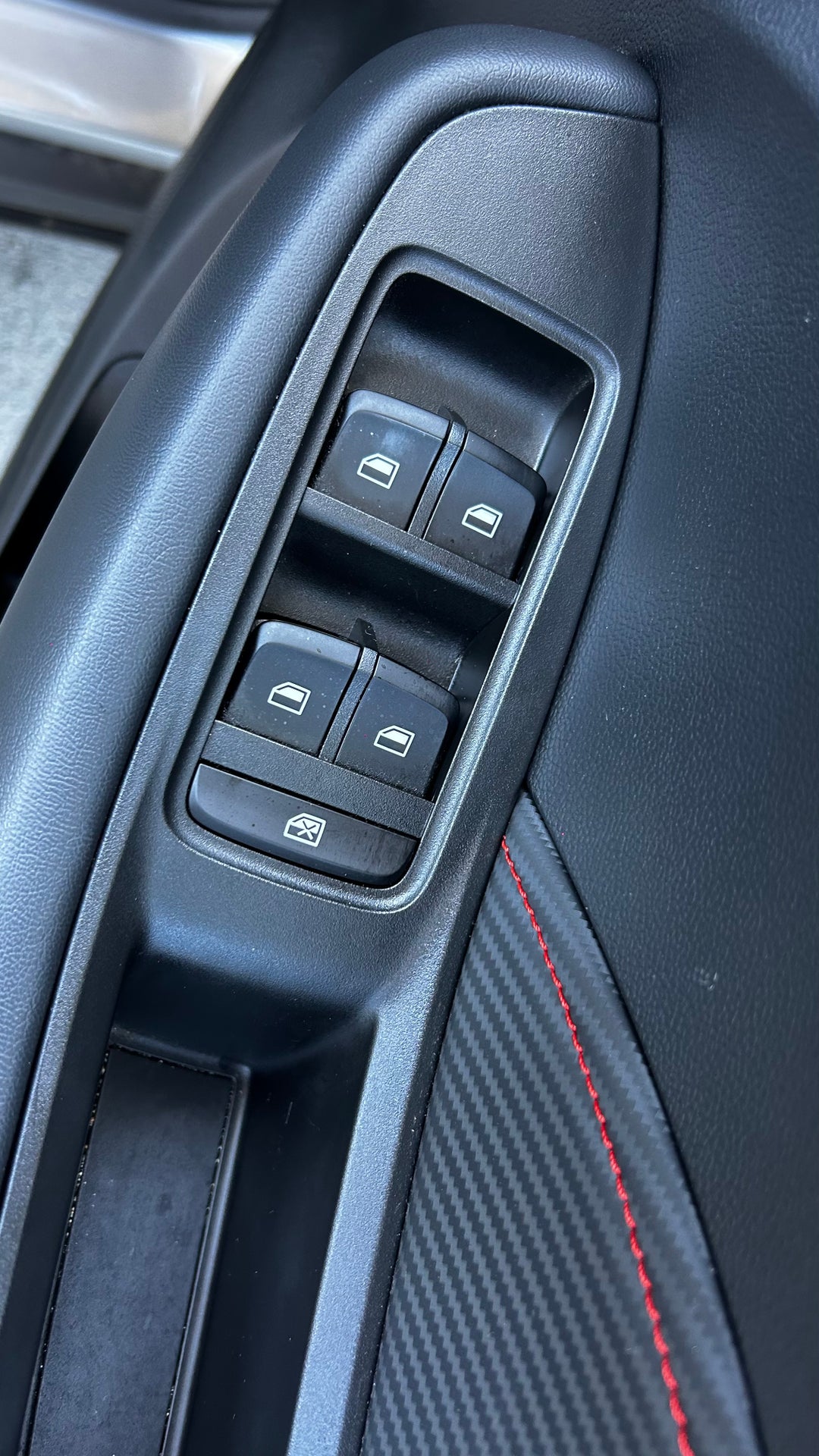 Drivers Side Door Panel Controls