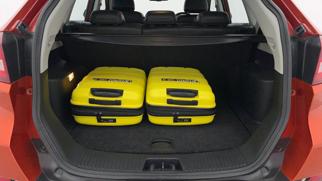 Boot Inside View with Luggage