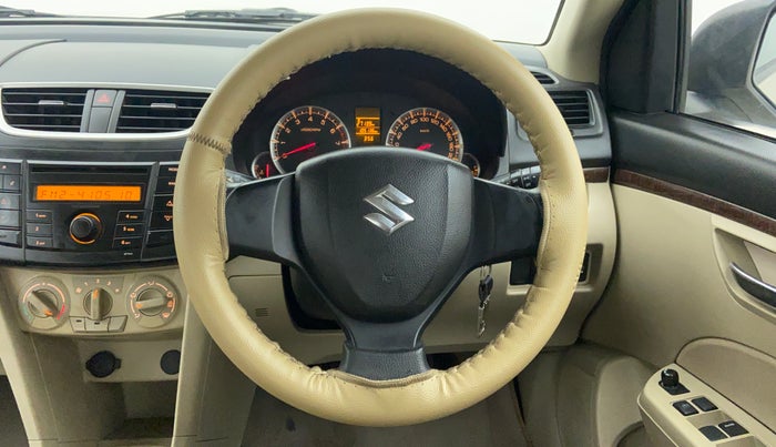2013 Maruti Swift Dzire VXI 1.2 BS IV, Petrol, Manual, 1,05,439 km, Steering Wheel Close Up