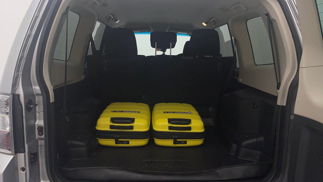 Boot Inside View with Luggage