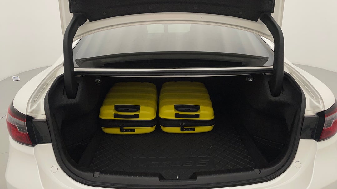 Boot Inside View with Luggage
