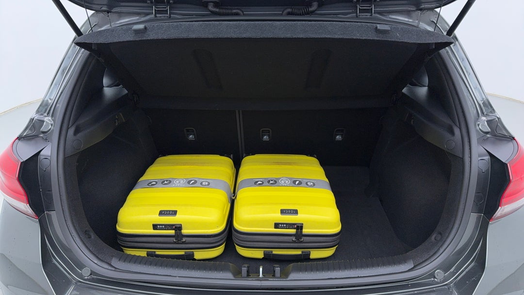 Boot Inside View with Luggage