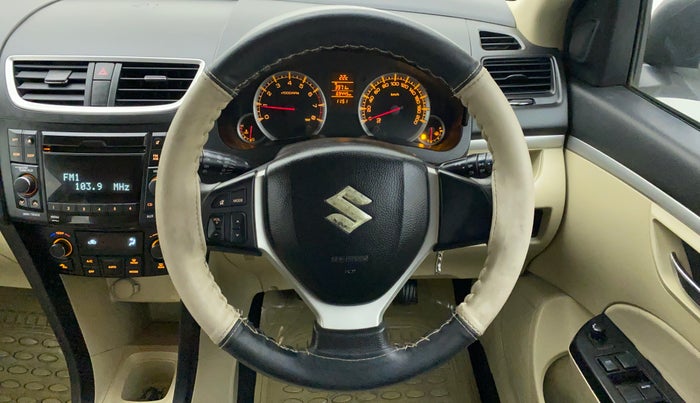 2014 Maruti Swift ZXI, Petrol, Manual, 69,445 km, Steering Wheel Close Up