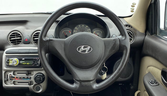 2013 Hyundai Santro Xing GL PLUS, Petrol, Manual, 77,272 km, Steering Wheel Close Up