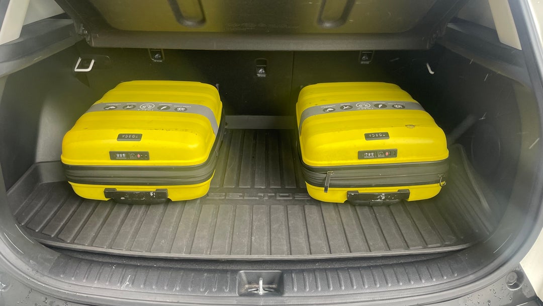 Boot Inside View with Luggage