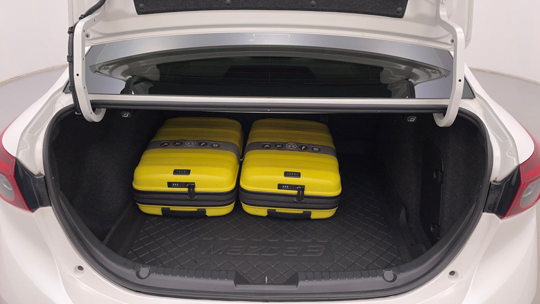 Boot Inside View with Luggage