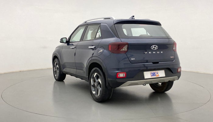 2020 Hyundai VENUE 1.0 TURBO GDI SX+ AT, Petrol, Automatic, 24,354 km, Left Back Diagonal