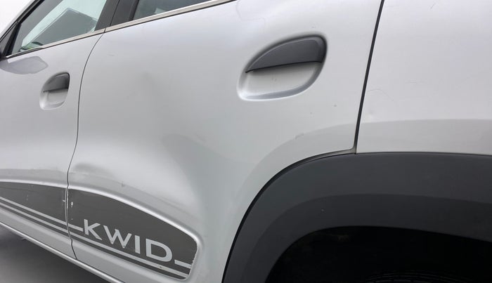 2018 Renault Kwid 1.0 RXT Opt, Petrol, Manual, 23,483 km, Rear left door - Slightly dented