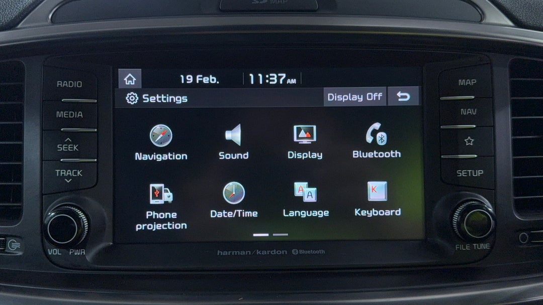 2019 Kia Sorento Gt-line (4x4), Automatic, 52068 km, Infotainment System