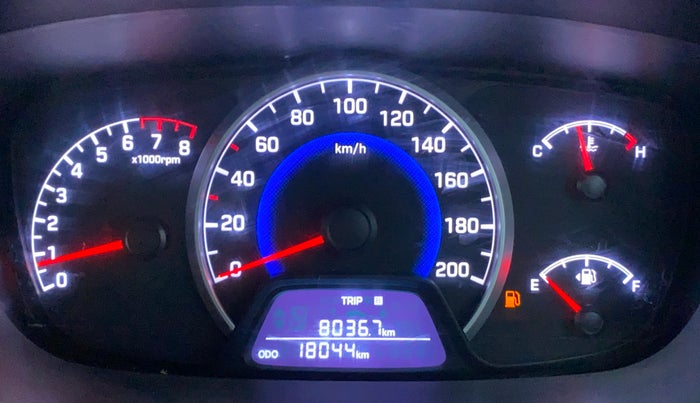 2019 Hyundai Grand i10 SPORTZ 1.2 KAPPA VTVT, Petrol, Manual, 18,037 km, Odometer View