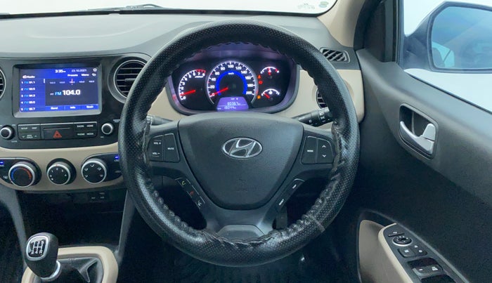 2019 Hyundai Grand i10 SPORTZ 1.2 KAPPA VTVT, Petrol, Manual, 18,037 km, Steering Wheel Close-up