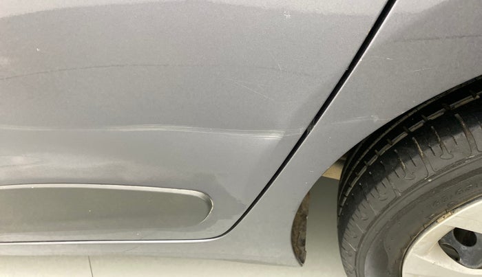 2015 Hyundai Grand i10 SPORTZ 1.2 KAPPA VTVT, Petrol, Manual, 31,123 km, Rear left door - Slightly dented