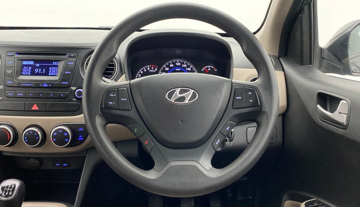 2015 Hyundai Grand i10 SPORTZ 1.2 KAPPA VTVT, Petrol, Manual, 31,123 km, Steering Wheel Close Up