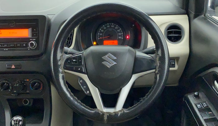 2019 Maruti New Wagon-R VXI 1.2, Petrol, Manual, 57,486 km, Steering Wheel Close Up