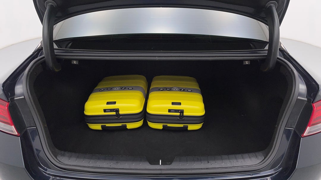 Boot Inside View with Luggage