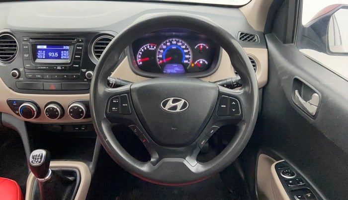 2015 Hyundai Grand i10 SPORTZ 1.2 KAPPA VTVT, Petrol, Manual, 80,452 km, Steering Wheel Close Up