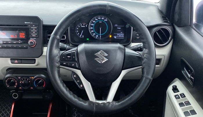 2017 Maruti IGNIS ZETA 1.2 K12 DUAL TONE, Petrol, Manual, 52,680 km, Steering Wheel Close Up