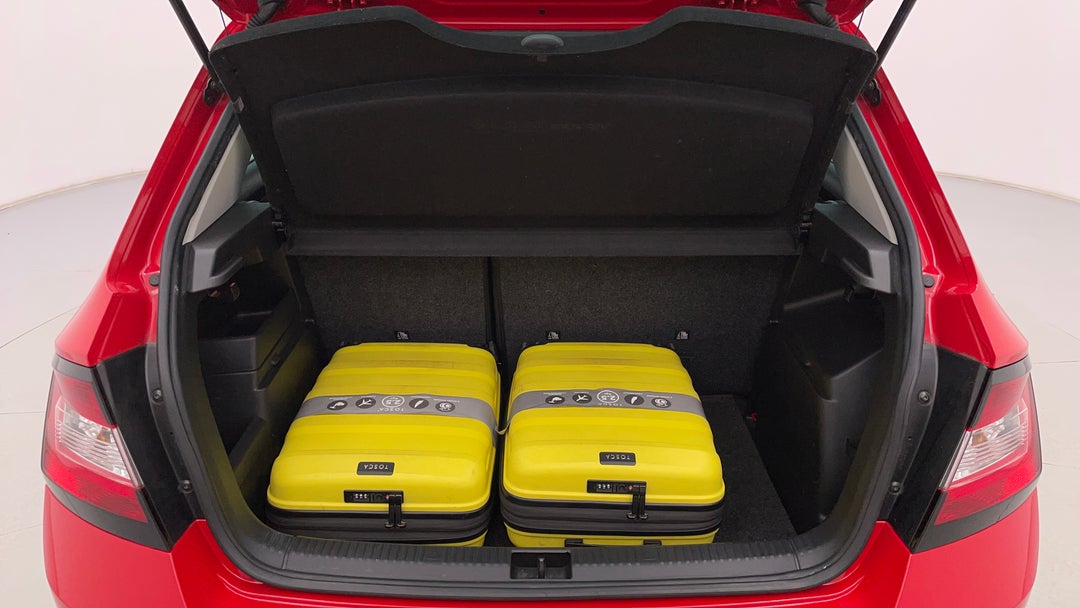 Boot Inside View with Luggage