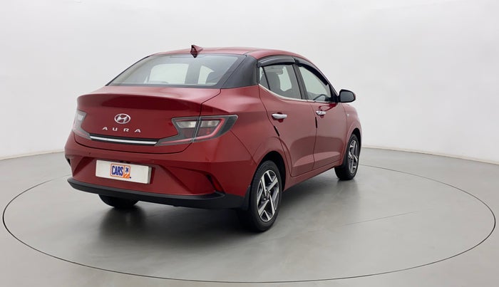 2020 Hyundai AURA SX PLUS 1.2 AMT, Petrol, Automatic, 47,765 km, Right Back Diagonal
