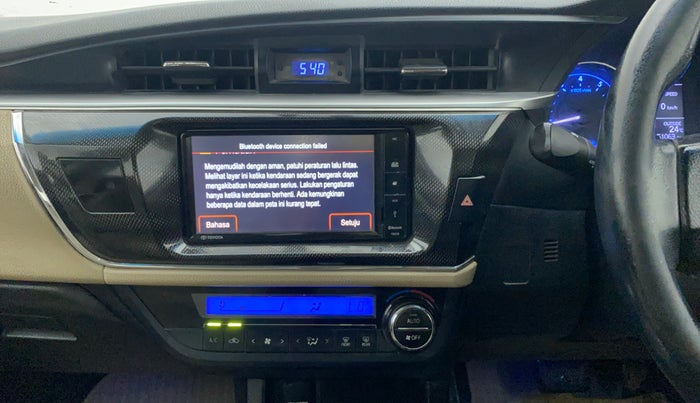 2015 Toyota Corolla Altis VL CVT PETROL, Petrol, Automatic, 51,236 km, Air Conditioner