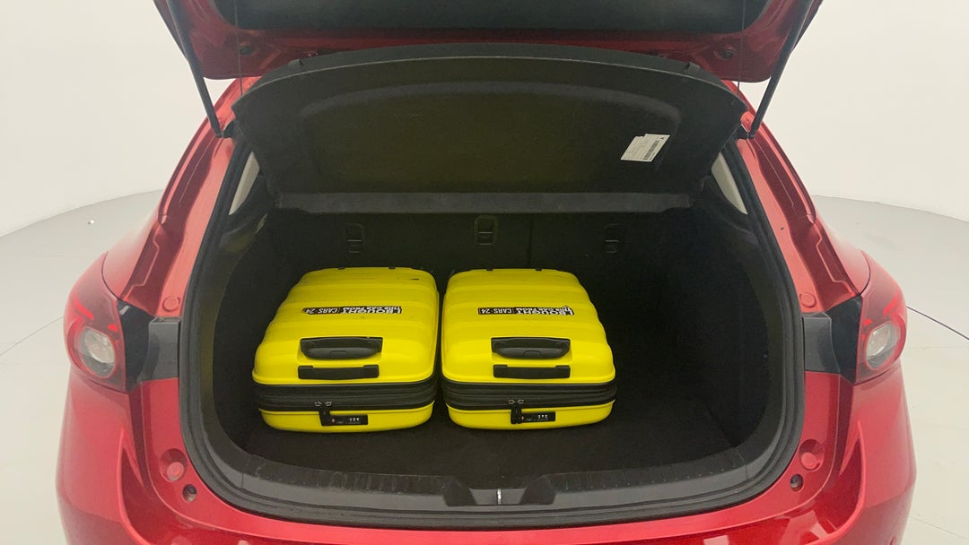 Boot Inside View with Luggage