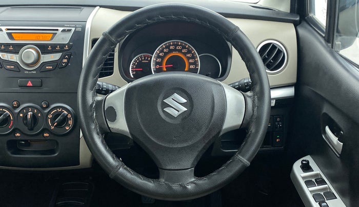 2014 Maruti Wagon R 1.0 VXI, Petrol, Manual, 64,783 km, Steering Wheel Close Up