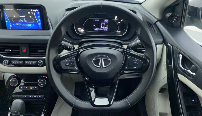 2020 Tata NEXON XZA+ (O) 1.2 RTN, Petrol, Automatic, 12,119 km, Steering Wheel Close Up