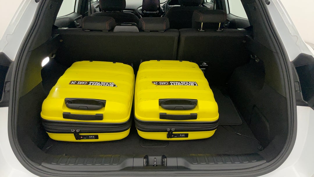 Boot Inside View with Luggage