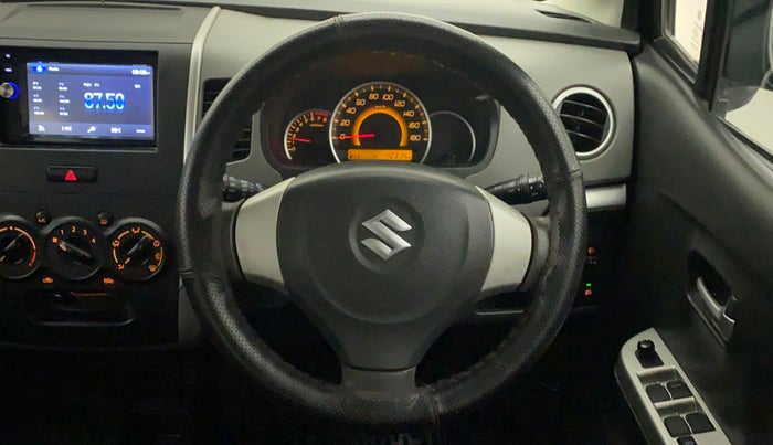 2012 Maruti Wagon R 1.0 VXI, Petrol, Manual, 42,314 km, Steering Wheel Close Up