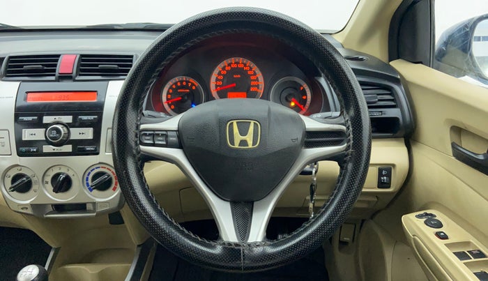 2010 Honda City 1.5L I-VTEC S MT, Petrol, Manual, 1,20,054 km, Steering Wheel Close Up