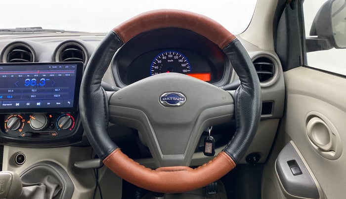 2015 Datsun Go Plus T, Petrol, Manual, 20,802 km, Steering Wheel Close Up