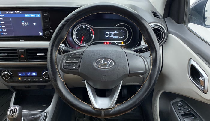 2020 Hyundai GRAND I10 NIOS SPORTZ PETROL, Petrol, Manual, 30,473 km, Steering Wheel Close Up