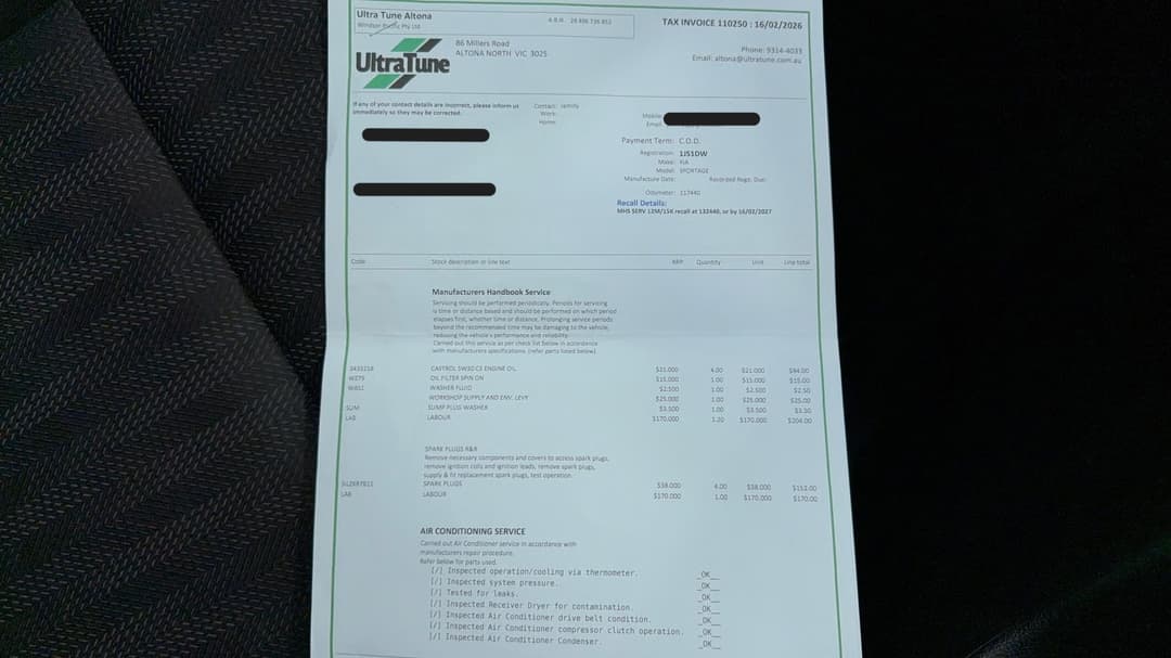 2016 Kia Sportage Si (FWD), Automatic, 121423 km, Service History