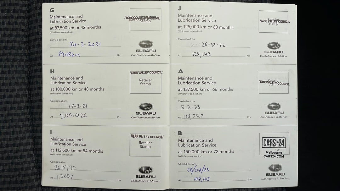 2018 Subaru Forester 2.5i-l, Automatic, 147163 km, Service History