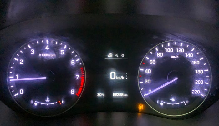 2016 Hyundai Elite i20 ASTA 1.2 (O), Petrol, Manual, 89,398 km, Odometer Image