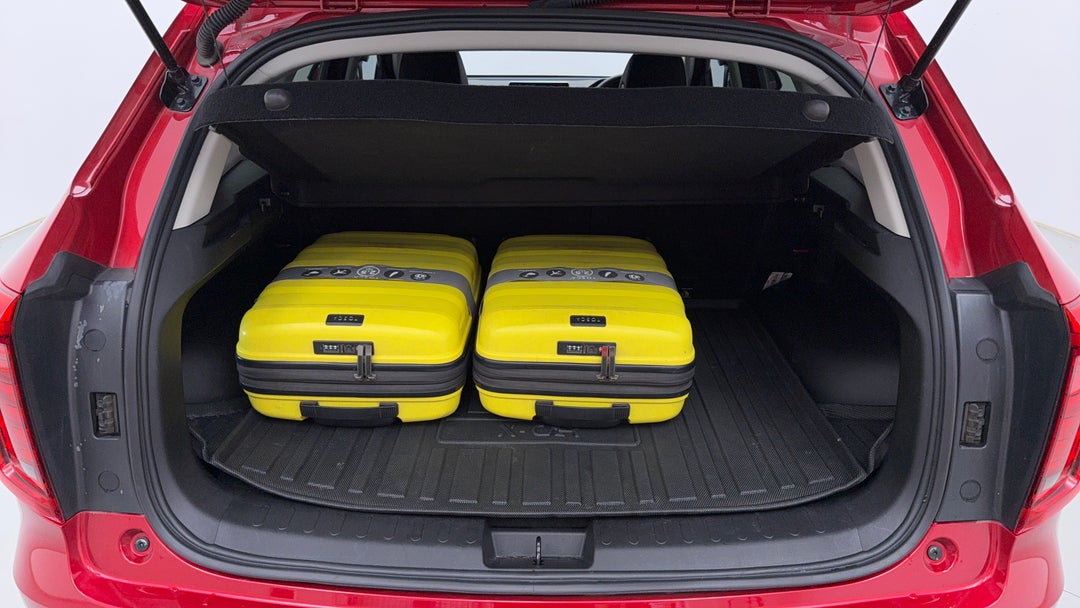 Boot Inside View with Luggage