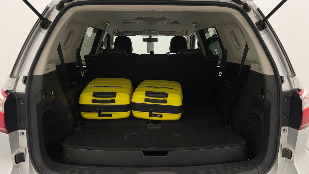 Boot Inside View with Luggage