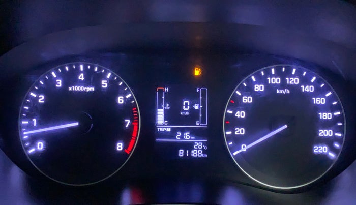 2016 Hyundai Elite i20 SPORTZ 1.2, Petrol, Manual, 81,188 km, Odometer Image