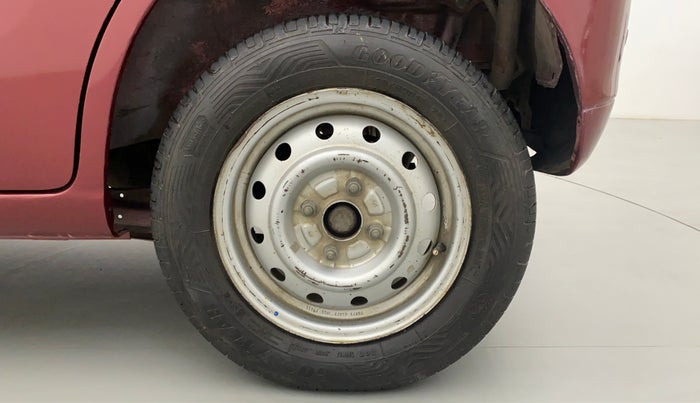 2011 Maruti Wagon R 1.0 LXI CNG, CNG, Manual, 72,438 km, Left Rear Wheel