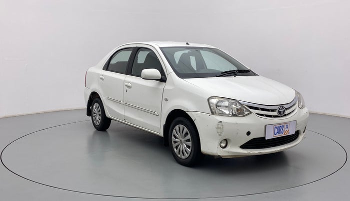2011 Toyota Etios G, Petrol, Manual, 1,01,593 km, Right Front Diagonal