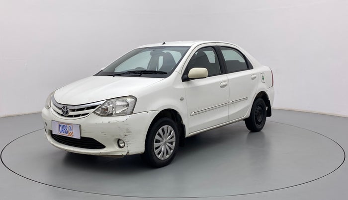 2011 Toyota Etios G, Petrol, Manual, 1,01,593 km, Left Front Diagonal