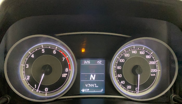 2019 Maruti Dzire ZXI PLUS AMT, Petrol, Automatic, 47,447 km, Odometer Image