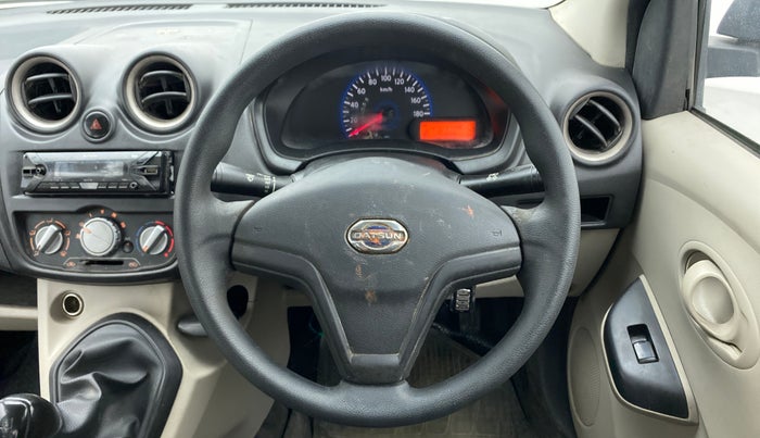 2016 Datsun Go Plus T, Petrol, Manual, 54,955 km, Steering Wheel Close Up