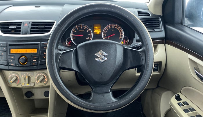 2013 Maruti Swift Dzire VXI, Petrol, Manual, 83,329 km, Steering Wheel Close Up