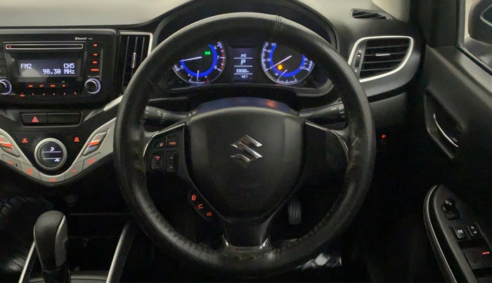 2017 Maruti Baleno DELTA CVT PETROL 1.2, Petrol, Automatic, 59,086 km, Steering Wheel Close Up