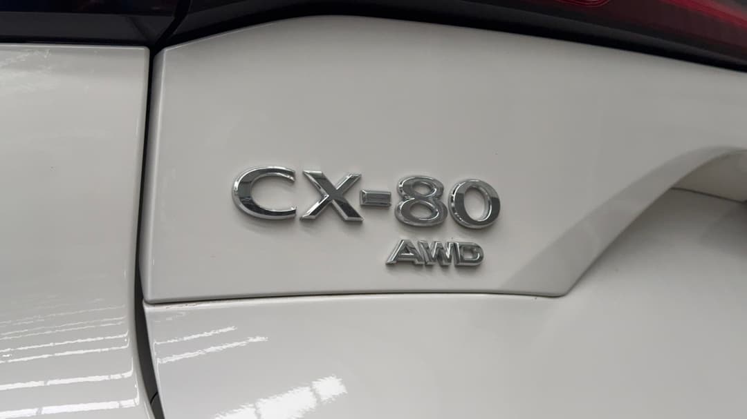 2024 Mazda Cx-80 G40e Pure, Automatic, 11668 km, Badge (Boot Left Side)
