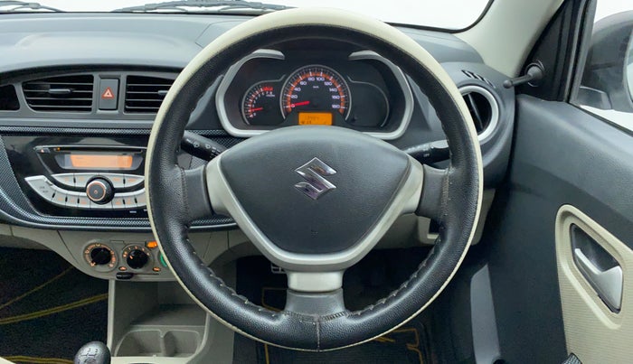 2015 Maruti Alto K10 VXI P, Petrol, Manual, 13,385 km, Steering Wheel Close Up