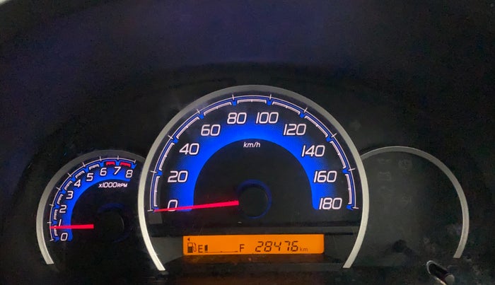 2017 Maruti Wagon R 1.0 VXI+, Petrol, Manual, 28,476 km, Odometer Image