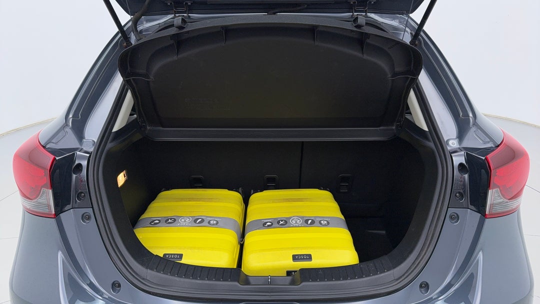 Boot Inside View with Luggage