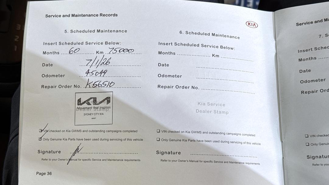 2020 Kia Picanto Gt-line, Automatic, 49824 km, Service History